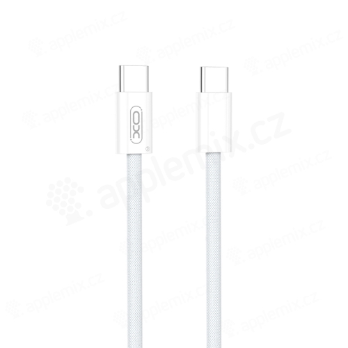 Synchronizační a nabíjecí kabel XO USB-C / USB-C pro Apple zařízení - 60W - 1m - bílý