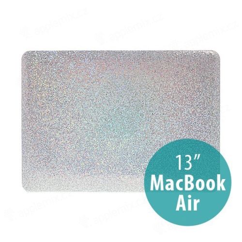 Plastové puzdro pre Apple MacBook Air 13.3 - lesklý povrch - strieborné
