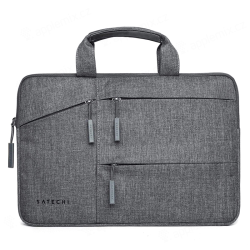 SATECHI Látková taška / puzdro pre Apple MacBook 13" - látka - sivá
