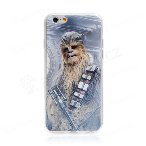 Kryt STAR WARS pre Apple iPhone 6 / 6S - Chewbacca - Chewbacca - gumový - sivý