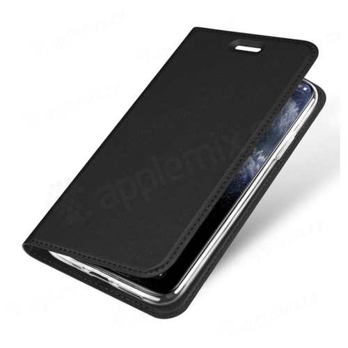 Puzdro DUX DUCIS pre Apple iPhone 11 Pro - stojan + slot na kreditnú kartu - čierne
