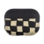 Puzdro pre Apple AirPods Pro - gumové - šachovnicový vzor - béžová / čierna