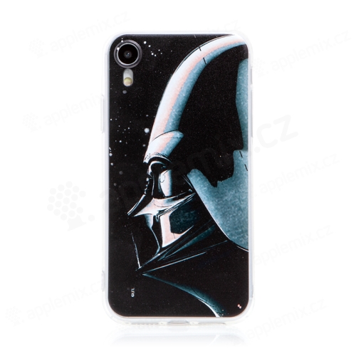 Kryt STAR WARS pro Apple iPhone Xr - Darth Vader - gumový - černý