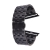 Řemínek pro Apple Watch 44mm Series 4 / 5 / 42mm 1 2 3 - ocelový - černý