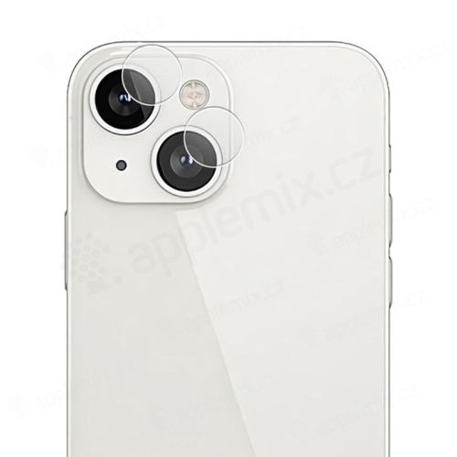 Tvrdené sklo pre Apple iPhone 13 / 13 mini - na objektív zadného fotoaparátu - priehľadné