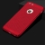 MOFi kryt pre Apple iPhone 6 / 6S - perforovaný / s otvormi - plastový - červený