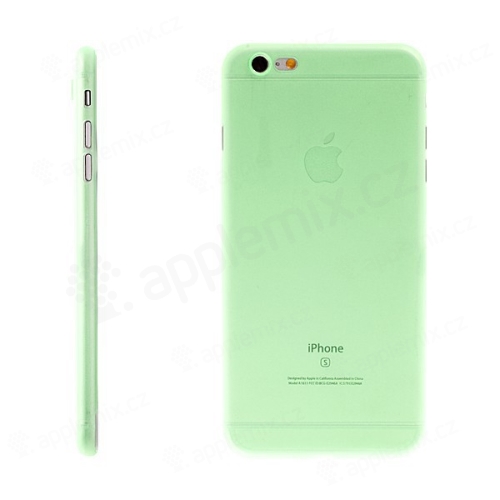 Kryt pro Apple iPhone 6 Plus / 6S Plus plastový tenký ochrana čočky zelený