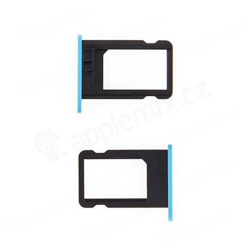 Nano držiak/šuplík na SIM kartu pre Apple iPhone 5C - modrý - Kvalita A+