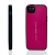 Plasto-gumový kryt Mercury Focus Bumper pro Apple iPhone 5 / 5S / SE - růžový