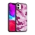 Kryt NXE Camouflage pre Apple iPhone 12 / 12 Pro - guma/plast - maskáčový vzor - ružový