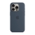 Originální kryt pro Apple iPhone 15 Pro - MagSafe - silikonový - bouřkové modrý