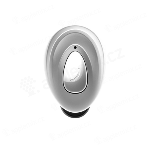 Mini Bluetooth sluchátko / handsfree - Bluetooth v4.1 - stříbrné