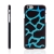 Plastový kryt pro Apple iPhone 6 / 6S - vzor žirafa - černo-modrý