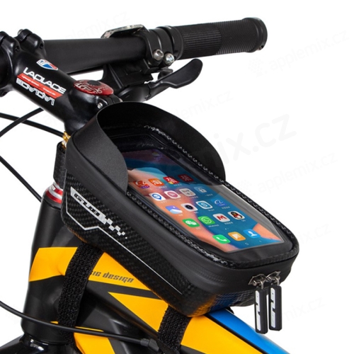GUB športové puzdro na bicykel pre Apple iPhone vrátane veľkostí Plus a Max - puzdro XL - čierne