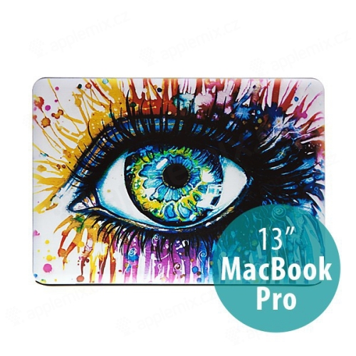 Kryt pre Apple MacBook Pro 13 A1278 plastový - farebné oko