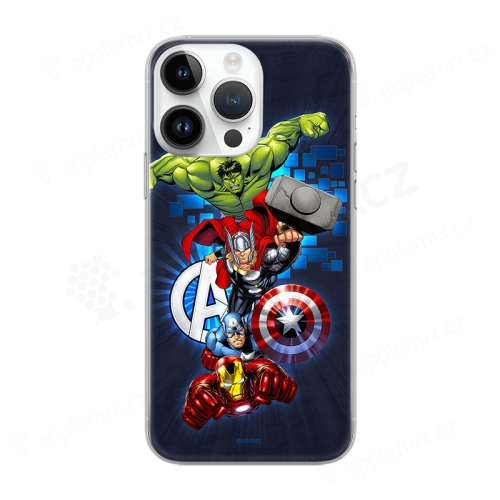 Kryt MARVEL pro Apple iPhone 14 Pro Max - Avengers - gumový