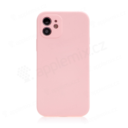 Kryt Mag Invisible pre Apple iPhone 12 mini - Podpora MagSafe - gumový - svetlo ružový