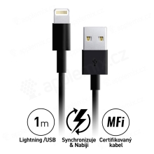 MFi certifikovaný synchronizační a nabíjecí kabel Lightning