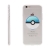 Kryt pro Apple iPhone 6 / 6S gumový - Pokemon Go / Pokeball - modrý