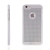 Plastový kryt LOOPEE pro Apple iPhone 6 / 6S s výřezem pro logo - děrovaný - stříbrný