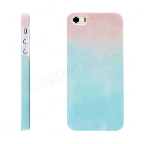 Kryt pro Apple iPhone 5 / 5S / SE - plastový - růžový / modrý