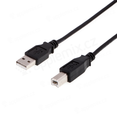 Kábel USB-A / USB-B 2.0 - 2 m - čierny