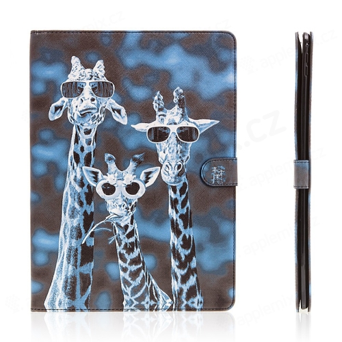 Puzdro pre Apple iPad Pro 12,9 - stojan a priestor na dokumenty - cool žirafy