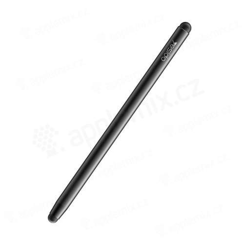 Dotykové pero / stylus YESIDO - 2x dotyková spička - pasivní - černé