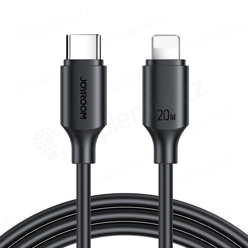 Synchronizační a nabíjecí kabel JOYROOM pro Apple zařízení - Lightning / USB-C - spirálový - černý - 1,5m