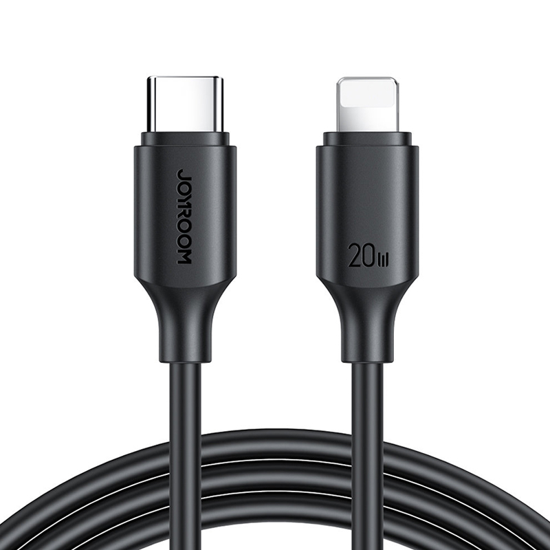 Synchronizační a nabíjecí kabel JOYROOM USB-C / Lightning - 20W - černý - 2m