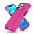 Kryt pre Apple iPhone 12 / 12 Pro - motív kríža - gumový - ružový