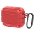 Puzdro pre Apple AirPods 3 - odolné + karabína - gumové - červené