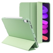 Pouzdro / kryt pro Apple iPad mini 6 - prostor pro Apple Pencil + stojánek - zelené