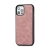 Kryt pre Apple iPhone 12 / 12 Pro - Mandala - Kompatibilný s MagSafe - syntetická koža - Rose Gold pink