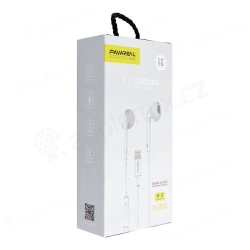 Sluchátka PAVAREAL pro Apple iPhone / iPad - konektor Lightning - 1,2m - bílá