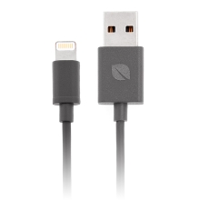 MFi certifikovaný kabel Lightning + autonabíječka USB (2.4A) - 2v1 nabíjecí sada INCASE pro Apple zařízení - šedá
