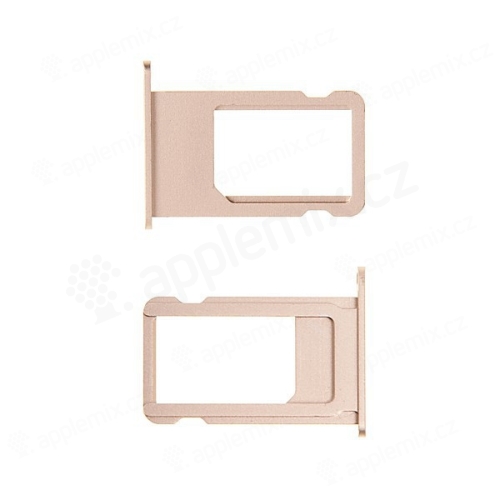 Rámeček / šuplík na Nano SIM pro Apple iPhone 6S  - zlatý (gold) - kvalita A+
