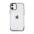 Kryt FORCELL Electro pro Apple iPhone 12 mini - gumový - průhledný / černý