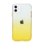 Kryt pro Apple iPhone 11 - gumový - průhledný / žlutý