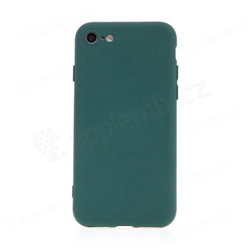 Kryt pro Apple iPhone 7 / 8 / SE (2020) / SE (2022) - silikonový - tmavě zelený