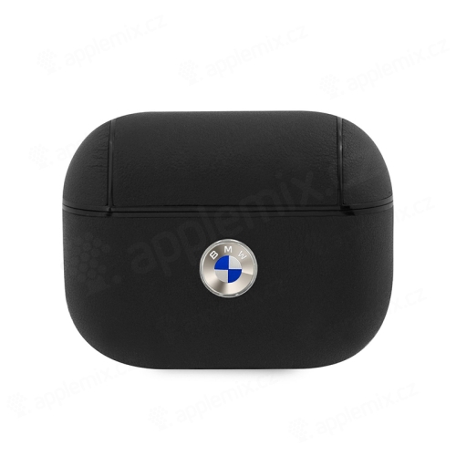 Pouzdro BMW Signature pro Apple AirPods Pro - kožené - černé