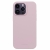 Kryt MERCURY Silky-Soft pro Apple iPhone 15 Pro - příjemný na dotek - silikonový - růžový