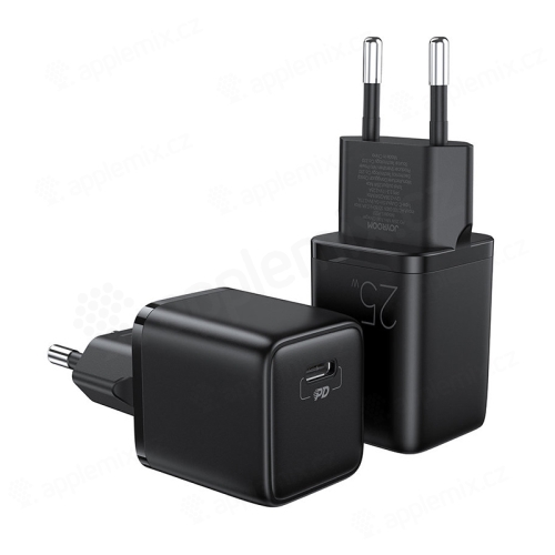 25W EU adaptér / nabíječka JOYROOM - USB-C Power Delivery - černý
