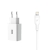 2v1 nabíjecí sada XO pro Apple zařízení - EU adaptér a kabel Lightning - 18W - bílá
