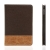 Elegantné puzdro pre Apple iPad mini 4 / mini 5 - integrovaný stojan a priehradka na dokumenty - hnedé