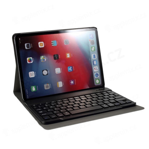 Bluetooth klávesnica - odnímateľná + kryt/púzdro pre Apple iPad Pro 11" / 11" (2020) - čierna