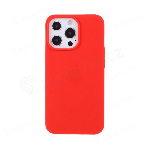 Kryt pre Apple iPhone 13 Pro Max - gumový - červený
