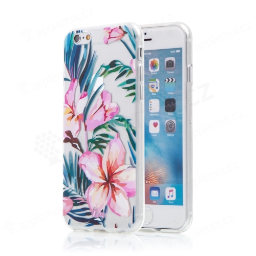 Kryt pro Apple iPhone 6 / 6S - květiny - gumový