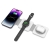 Nabíjačka 3v1 TECH-PROTECT pre Apple iPhone (kompatibilná s Magsafe) + AirPods Qi + hodinky - biela