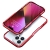 Rámček / nárazník LUPHIE pre Apple iPhone 13 / 13 Pro - hliník - červený